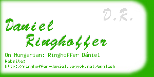 daniel ringhoffer business card